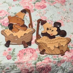 Wooden Disney Wall Decor Set